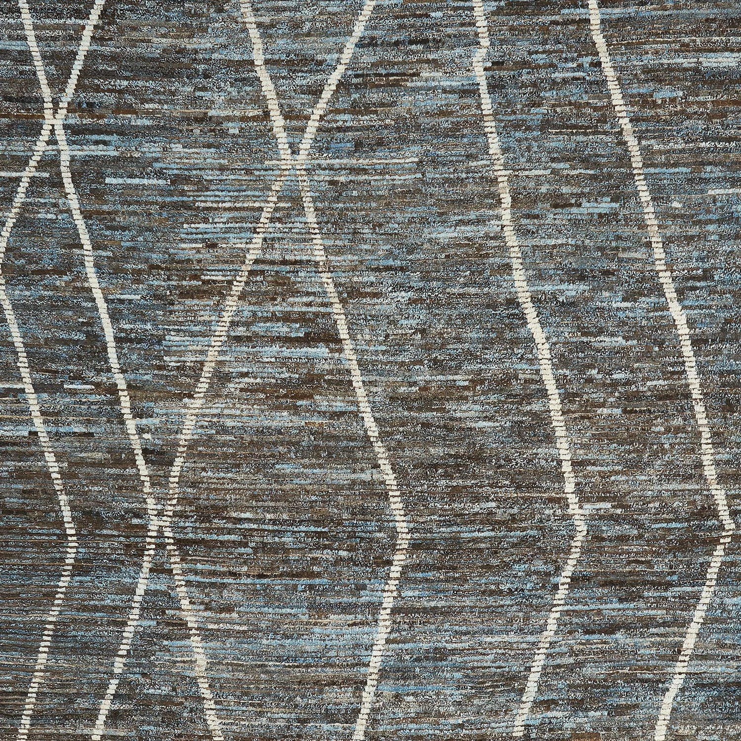 Grey Moroccan Wool Rug - 9'7" X 12'4" 4 Grey Moroccan Wool Rug - 9'7" X 12'4" - Image 2