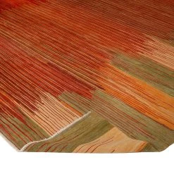 Multi Turkish Flatweave Wool Rug - 7'10" X 9'7" -Home Comprehensive Shop 1620729 4