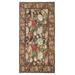 Multi Turkish Flatweave Wool Rug - 6'7" X 13'2"
