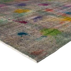 Multi Overdyed Wool Rug - 9'10" X 17' -Home Comprehensive Shop 1620796 3