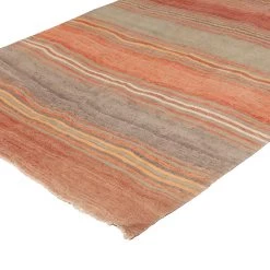 Multicolored Stripe Vintage Flatweave Anatolian Wool Runner - 4'9" X 14'7" 9 Multicolored Stripe Vintage Flatweave Anatolian Wool Runner - 4'9" X 14'7" -Home Comprehensive Shop 1621415 3