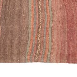 Multicolored Stripe Vintage Flatweave Anatolian Wool Runner - 4'9" X 14'7" 11 Multicolored Stripe Vintage Flatweave Anatolian Wool Runner - 4'9" X 14'7" -Home Comprehensive Shop 1621415 5