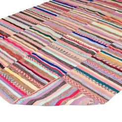 Multi Vintage Flatweave Wool Rug - 6'10" X 11' -Home Comprehensive Shop 1624141 4