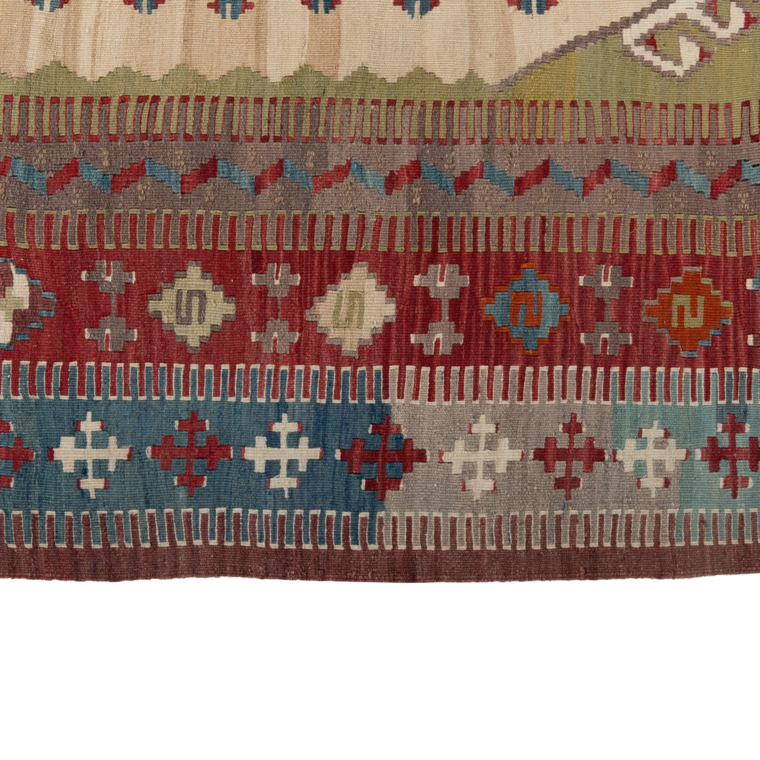 Multi Traditional Wool Rug - 5'1" X6'11" 7 Multi Traditional Wool Rug - 5'1" X6'11" - Image 5