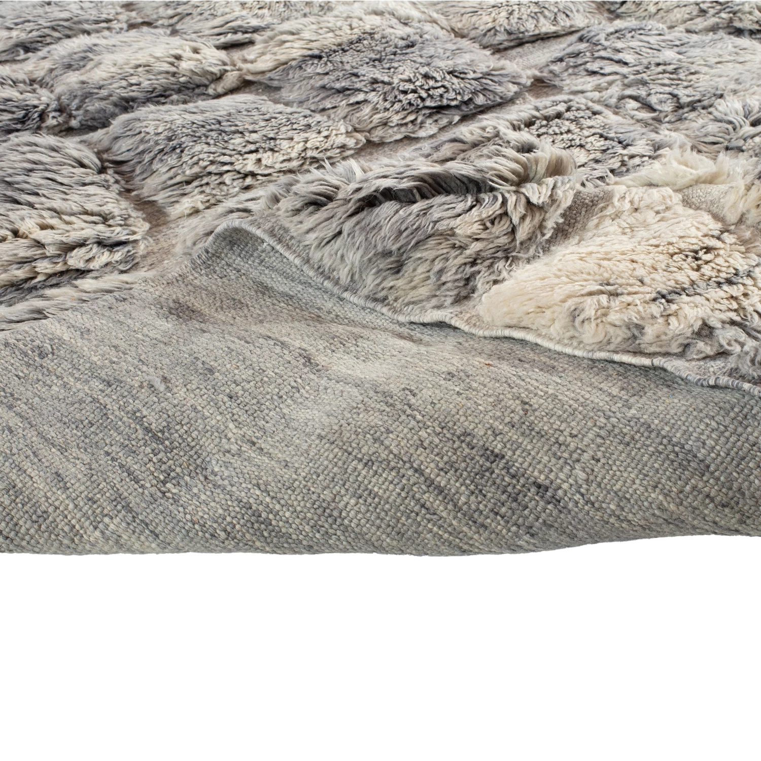 Silver Wool Rug - 10'2" X 13'11" 5 Silver Wool Rug - 10'2" X 13'11" - Image 3