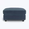 Lucali Ottoman With Casters 1 Lucali Ottoman With Casters -Home Comprehensive Shop 1 PackShot GRACELAND INDIGO