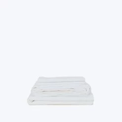 Essential Percale Sheet Set White