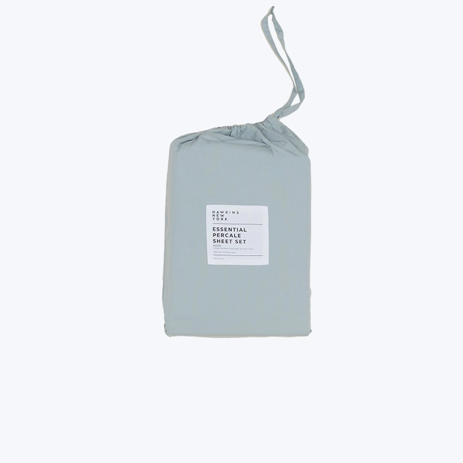 Essential Percale Sheet Set Sky 13 Essential Percale Sheet Set Sky - Image 11