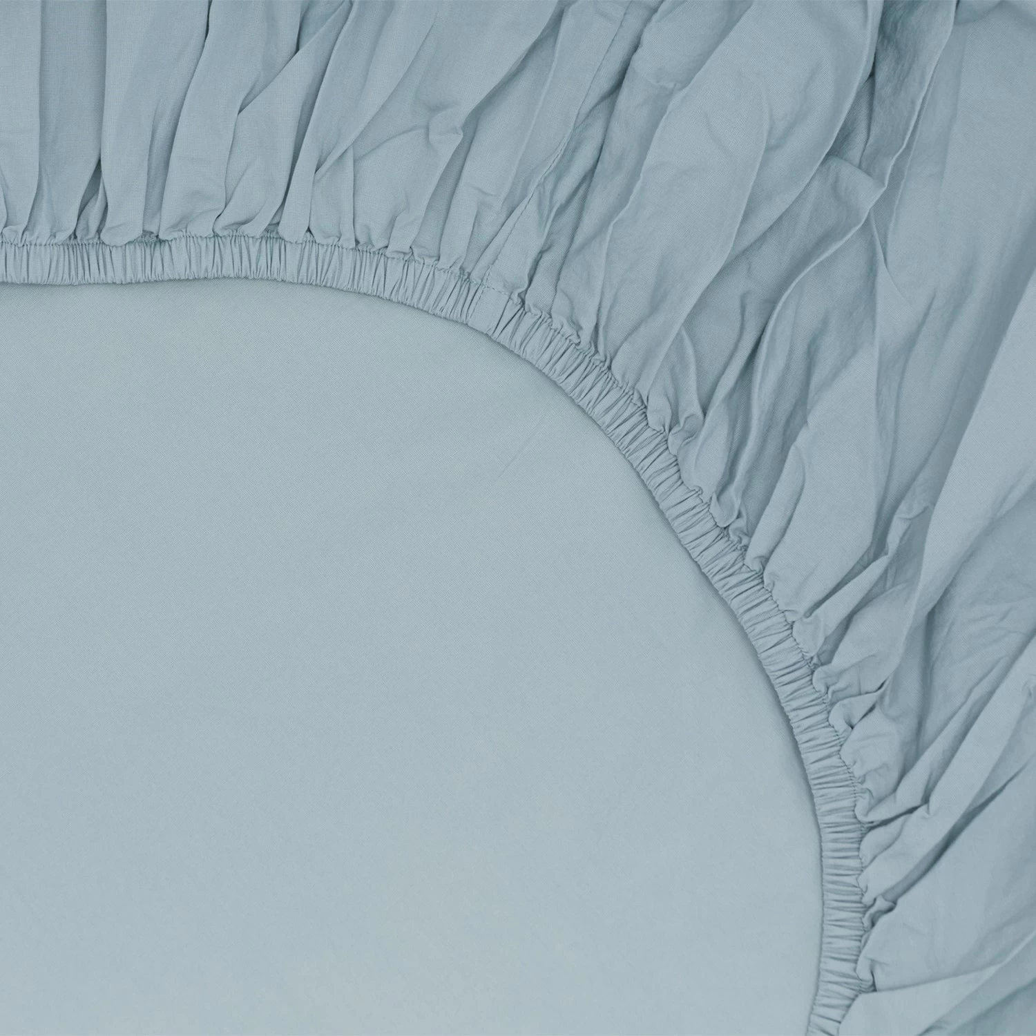 Essential Percale Sheet Set Sky 11 Essential Percale Sheet Set Sky - Image 9