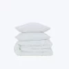 Essential Percale Duvet Cover White -Home Comprehensive Shop 2000558 1