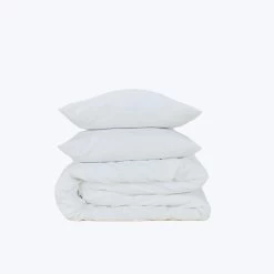 Essential Percale Duvet Cover White