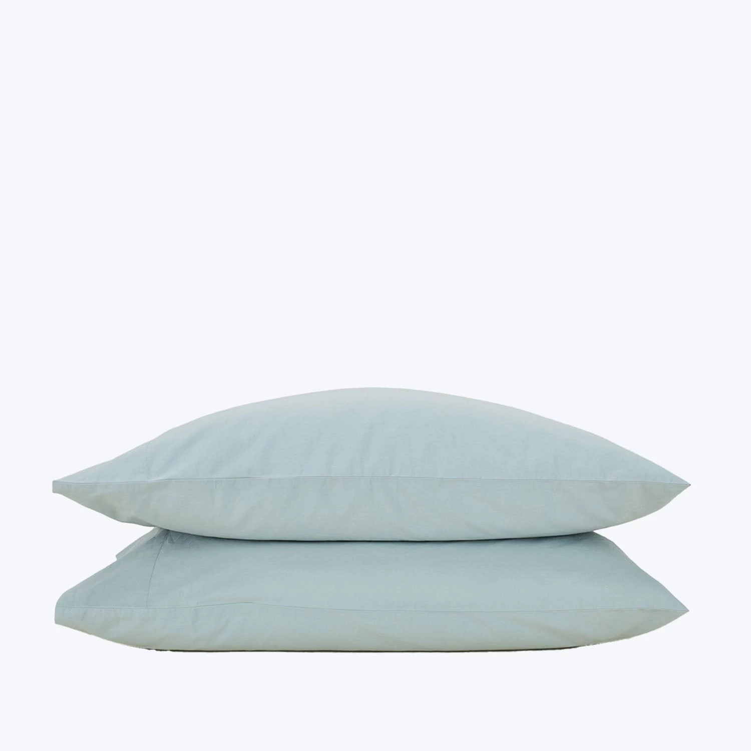 Essential Percale Sheet Set Sky 6 Essential Percale Sheet Set Sky - Image 4