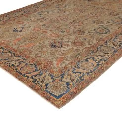 Beige Vintage Traditional Wool Rug - 8'7" X 12'9" 9 Beige Vintage Traditional Wool Rug - 8'7" X 12'9" -Home Comprehensive Shop 2005195 3