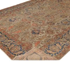 Beige Vintage Traditional Wool Rug - 8'7" X 12'9" 10 Beige Vintage Traditional Wool Rug - 8'7" X 12'9" -Home Comprehensive Shop 2005195 4