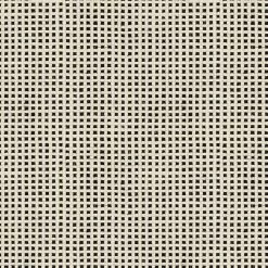 Ivory And Onyx Woven Fabric