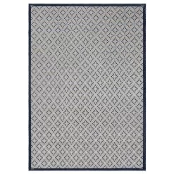 Blue Modern Wool Rug - 9'1" X 12'