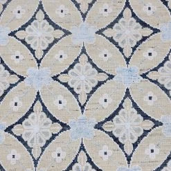 Blue Modern Wool Rug - 9'1" X 12' 7 Blue Modern Wool Rug - 9'1" X 12' -Home Comprehensive Shop 2006411 3