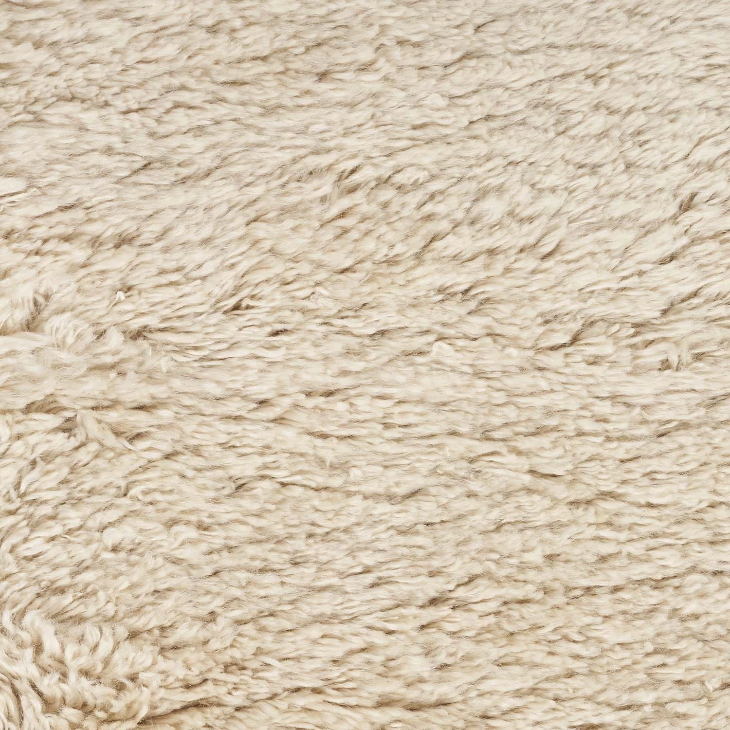 Beige Textured Wool Rug - 6' X 9' 5 Beige Textured Wool Rug - 6' X 9' - Image 3