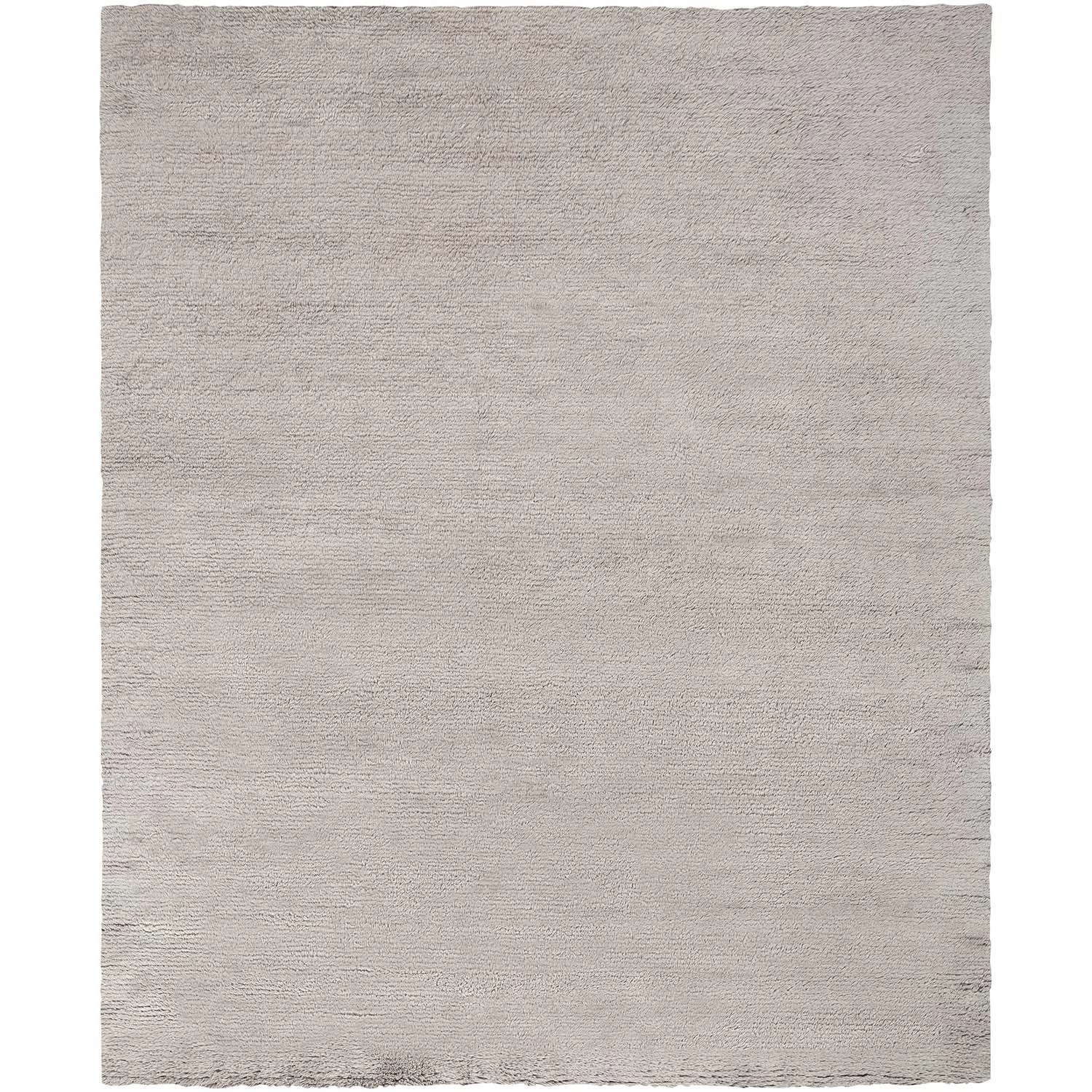 Grey Textured Wool Rug - 8' X 10' 3 Grey Textured Wool Rug - 8' X 10'