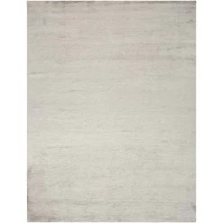 Beige Textured Wool Rug - 9'3" X 12'1"