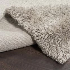 Beige Textured Wool Rug - 9'3" X 12'1" 12 Beige Textured Wool Rug - 9'3" X 12'1" -Home Comprehensive Shop 2006445 5