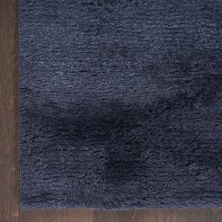 Blue Textured Wool Rug - 6'2" X 9'1" 13 Blue Textured Wool Rug - 6'2" X 9'1" -Home Comprehensive Shop 2006448 6