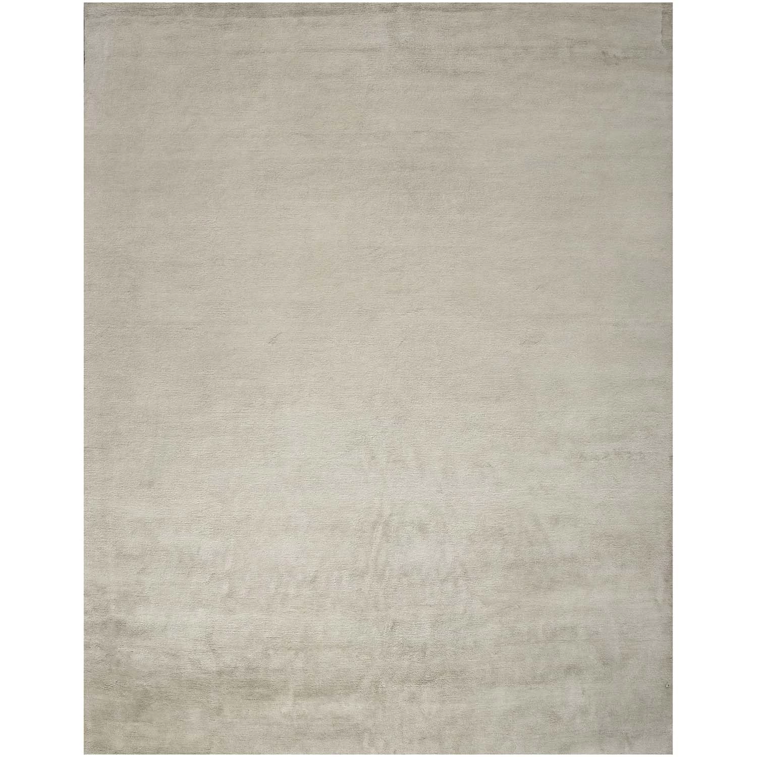 Grey Modern Wool Rug - 9'3" X 12'1" 3 Grey Modern Wool Rug - 9'3" X 12'1"