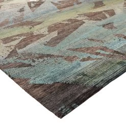 Brown Modern Silk Rug - 10' X 13'1" -Home Comprehensive Shop 2006911 2