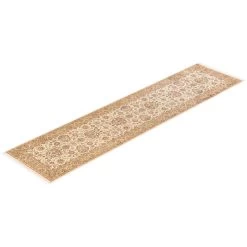 Beige Traditional Wool Runner - 2'6" X 10'4" -Home Comprehensive Shop 2009401 8