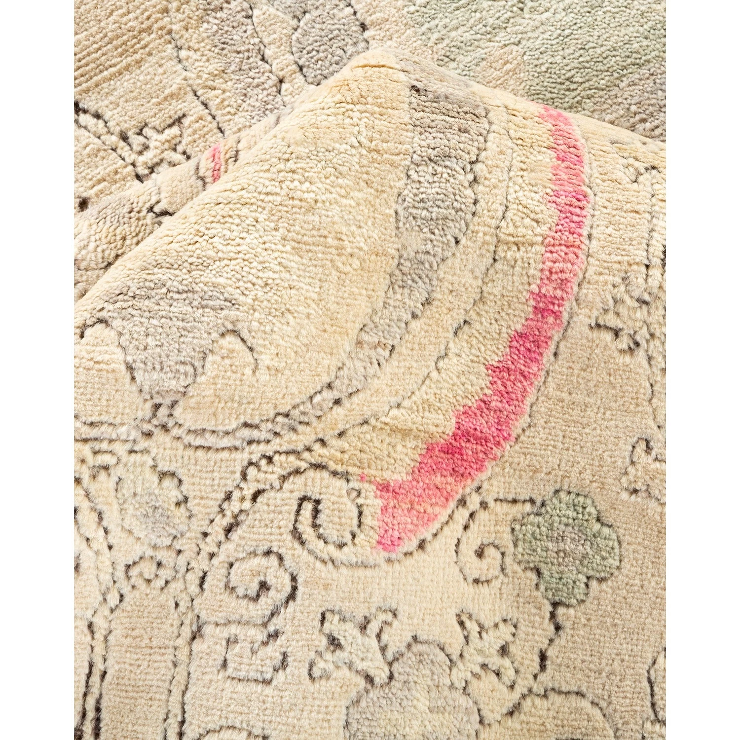 Multi Transitional Wool Rug - 10' X 14'4" 9 Multi Transitional Wool Rug - 10' X 14'4" - Image 7