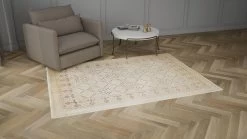 Beige Traditional Wool Rug - 6' X 8'3" 21 Beige Traditional Wool Rug - 6' X 8'3" -Home Comprehensive Shop 2009640 3 7be428d1 77ca 41db 80f5 45d4fbfe41ec