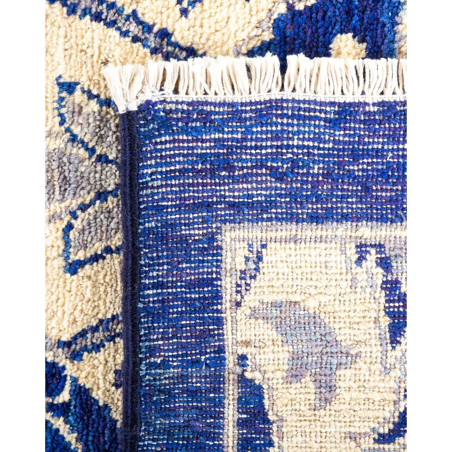 Blue Transitional Wool Rug - 11'10" X 20'9" 7 Blue Transitional Wool Rug - 11'10" X 20'9" - Image 5