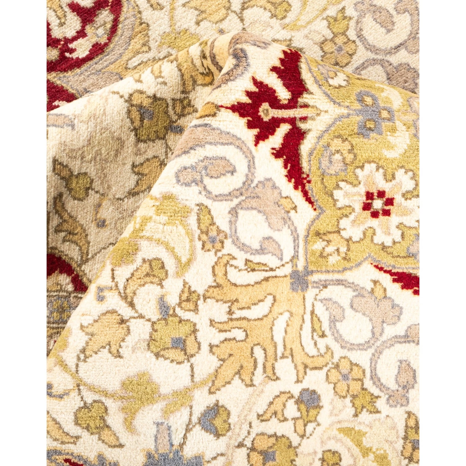 Multi Traditional Wool Rug - 6'2" X 6'7" 9 Multi Traditional Wool Rug - 6'2" X 6'7" - Image 7