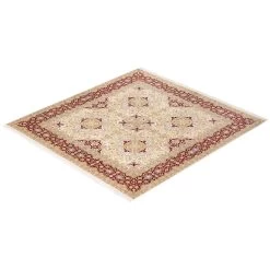 Multi Traditional Wool Rug - 6'2" X 6'7" 17 Multi Traditional Wool Rug - 6'2" X 6'7" -Home Comprehensive Shop 2009699 8