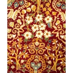 Red Traditional Wool Rug - 7'1" X 7'1" 12 Red Traditional Wool Rug - 7'1" X 7'1" -Home Comprehensive Shop 2009730 3