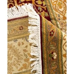Red Traditional Wool Rug - 7'1" X 7'1" 15 Red Traditional Wool Rug - 7'1" X 7'1" -Home Comprehensive Shop 2009730 6