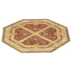 Red Traditional Wool Rug - 7'1" X 7'1" 17 Red Traditional Wool Rug - 7'1" X 7'1" -Home Comprehensive Shop 2009730 8