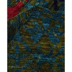 Green Transitional Wool Rug - 9'10" X 14'4" 16 Green Transitional Wool Rug - 9'10" X 14'4" -Home Comprehensive Shop 2009749 6