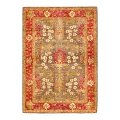 Multi Transitional Wool Rug - 6'1" X 8'8"