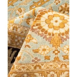 Blue Traditional Wool Rug - 6' X 7'9" 16 Blue Traditional Wool Rug - 6' X 7'9" -Home Comprehensive Shop 2009849 7