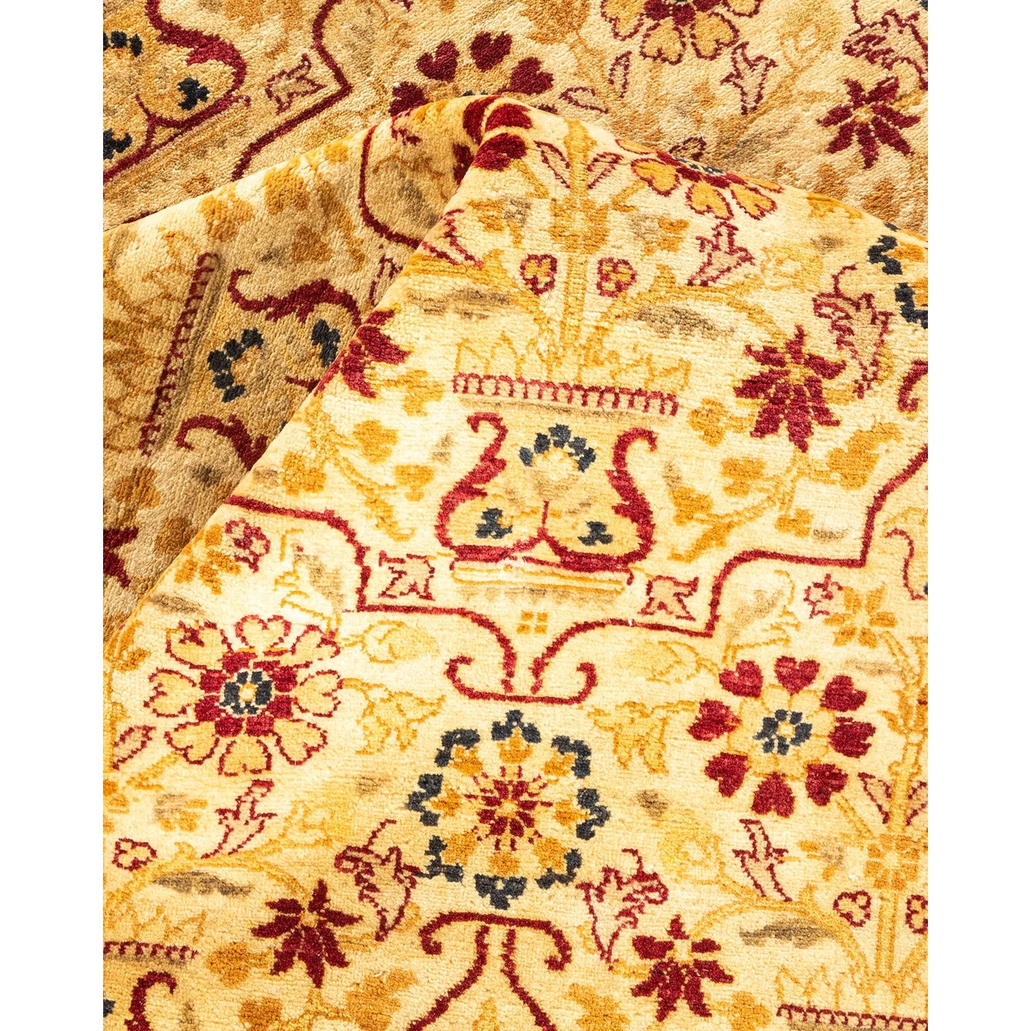 Beige Traditional Wool Rug - 8'1" X 16'3" 9 Beige Traditional Wool Rug - 8'1" X 16'3" - Image 7