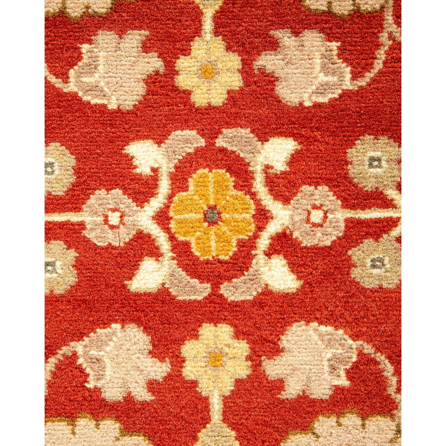 Orange Traditional Wool Runner - 2'6" X 10'2" 5 Orange Traditional Wool Runner - 2'6" X 10'2" - Image 3