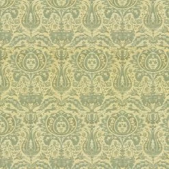 Mineral And Citron Velvet Fabric