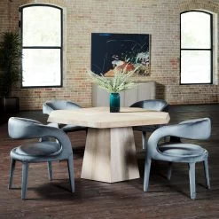 Hexagon Wooden Dining Table -Home Comprehensive Shop 2011609 11