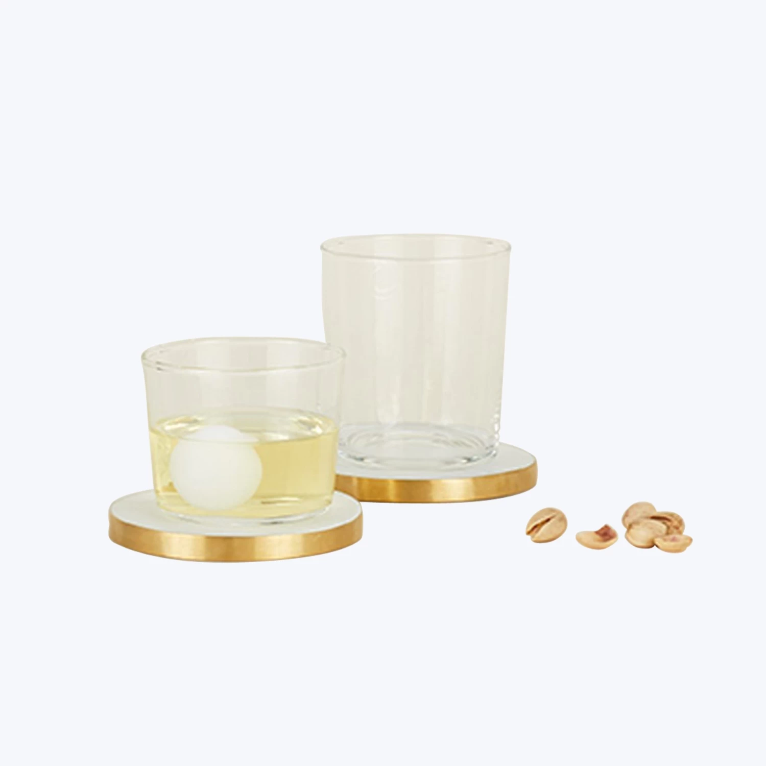 Simple Marble Coasters, Set Of 4 3 Simple Marble Coasters, Set Of 4