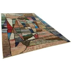 Multicolored Moroccan Wool Cotton Blend Rug - 8'3" X 12'7" -Home Comprehensive Shop 2011902 2
