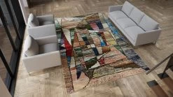 Multicolored Moroccan Wool Cotton Blend Rug - 8'3" X 12'7" -Home Comprehensive Shop 2011902 2 14d639b4 9bbe 4925 a15b dcd2332f1623