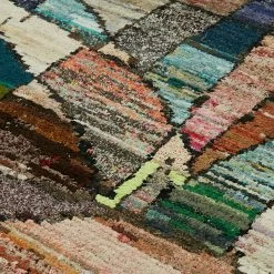 Multicolored Moroccan Wool Cotton Blend Rug - 8'3" X 12'7" -Home Comprehensive Shop 2011902 5