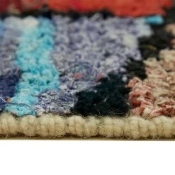 Multicolored Moroccan Wool Cotton Blend Rug - 8'3" X 12'7" -Home Comprehensive Shop 2011902 8