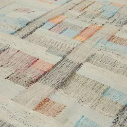 Multicolored Flatweave Wool Cotton Blend Rug - 9'8" X 14'7" -Home Comprehensive Shop 2011904 9